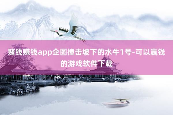 赌钱赚钱app企图撞击坡下的水牛1号-可以赢钱的游戏软件下载